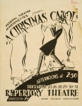 Poster Christmas Carol Vintage