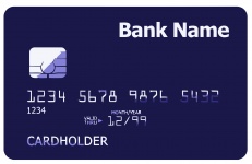 Przód karty kredytowej