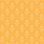 Damast-Muster-Tapete orange