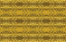 Gold leaf variation relief pattern