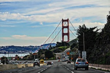 Golden Gate Bridge Ahead