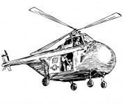 Helicopter Clipart Illustration