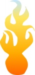 ícone do incêndio