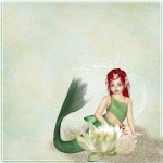 Mermaid Scrapbook Lotus Fantasy