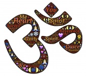 Namaste Symbol der Verehrung