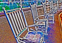 Painted Rocking Chairs
