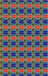 South african flag pattern