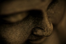 Socha Buddhy obličeje