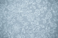 Virágos Light Blue Fabric