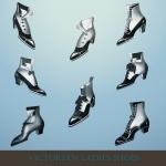 Victorian Ladies Shoes Fashion