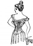 Victorian Woman in Corset