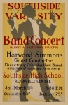 Vintage koncert plakát