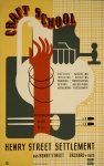 Poster Escola de Artesanato Vintage