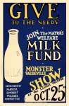 Fundo Poster do leite do vintage