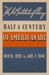Cartel del vintage de Arte Americano