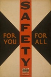 Vintage Biztonsági Poster