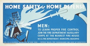 Vintage Veiligheid Poster