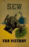 Vintage cucire Poster