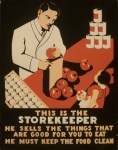 Vintage Storekeeper Poster