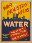 Poster de Águas Residuais Vintage