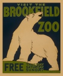 Vintage zoo Plakát