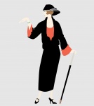 Kobieta od 1920 Moda