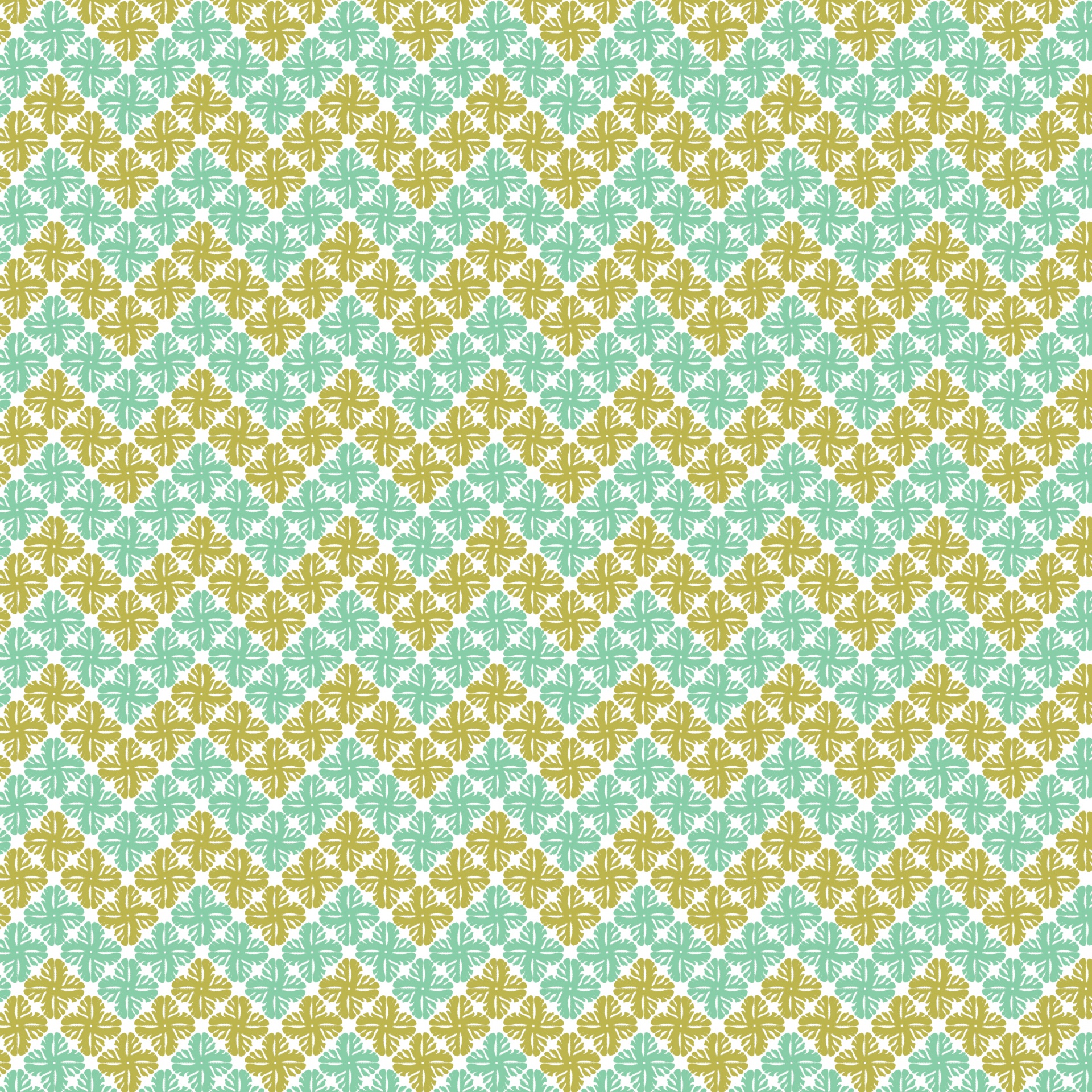 Abstract Seamless Floral Pattern
