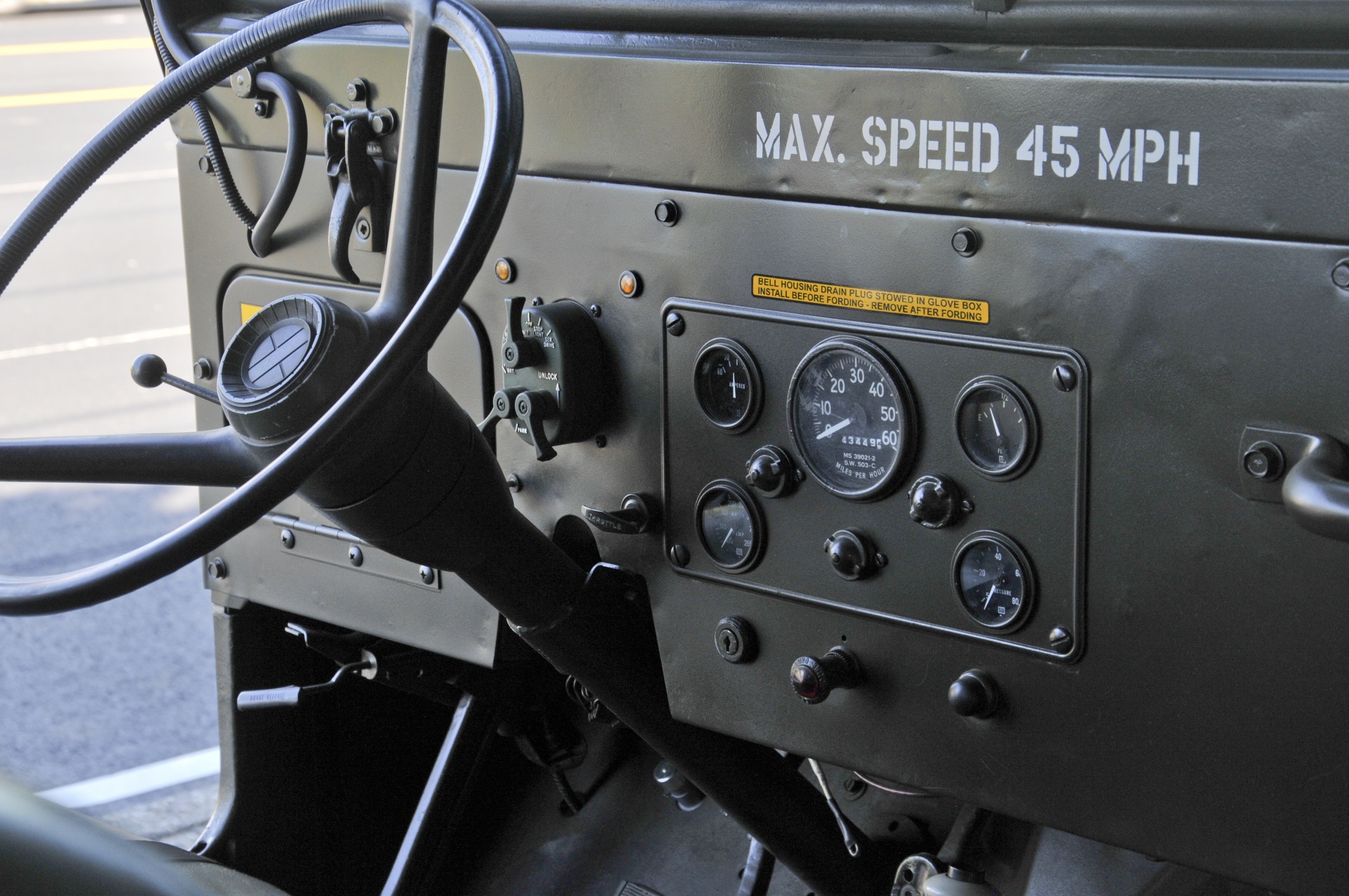 Army Jeep Console