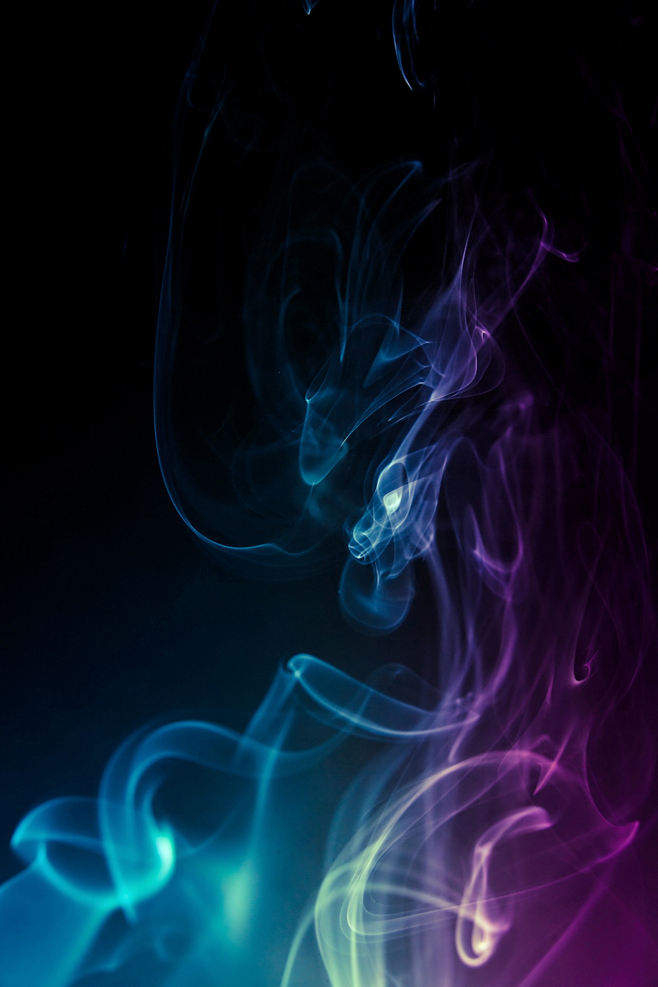 Blue Purple Smoke