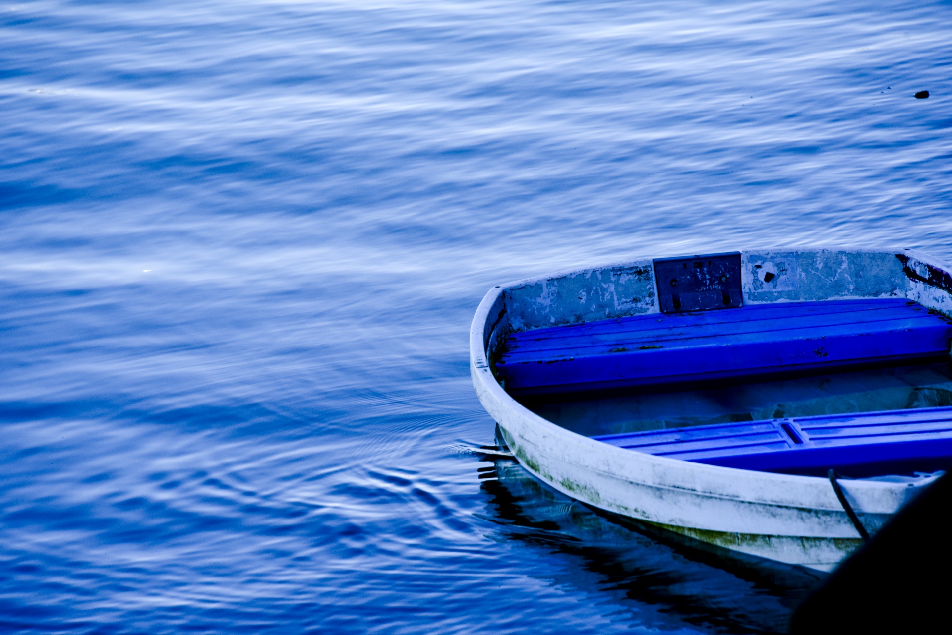 Blue Row Boat