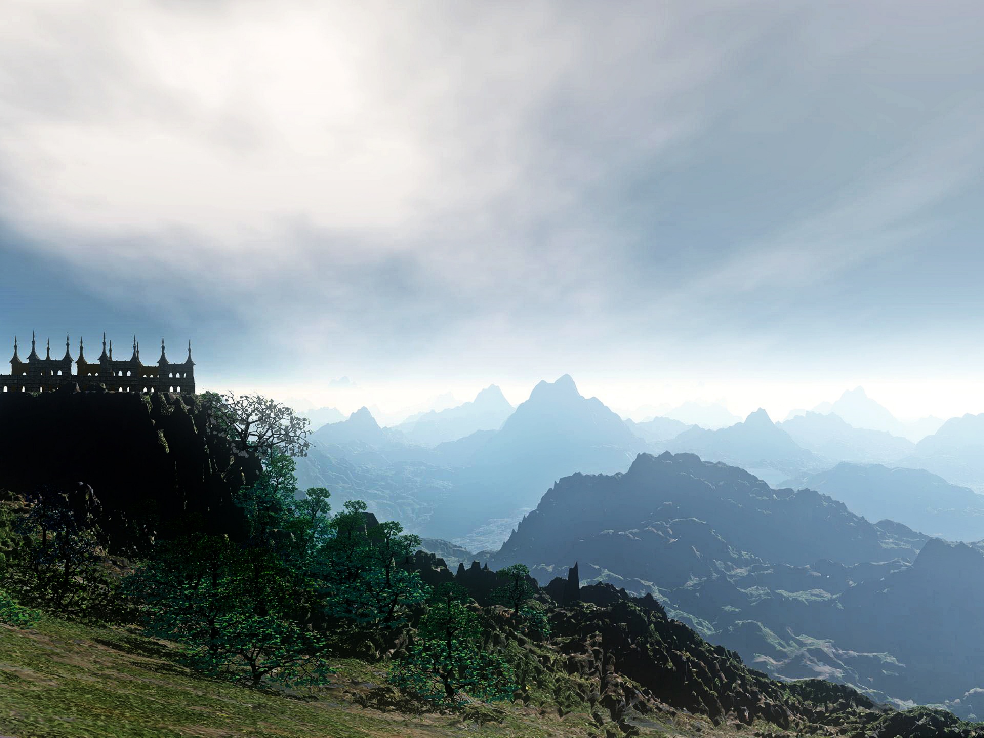 Castle Background 04