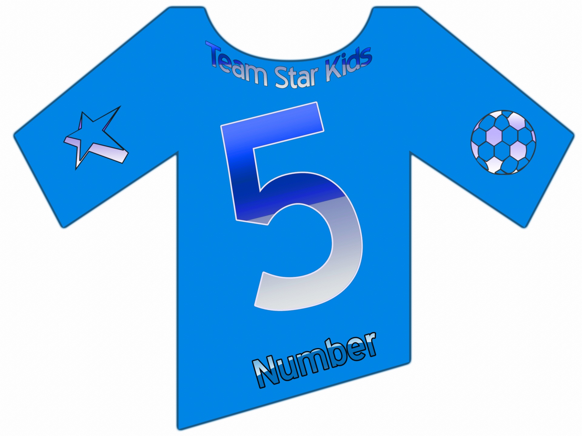 Figure 5 Blue T-shirt