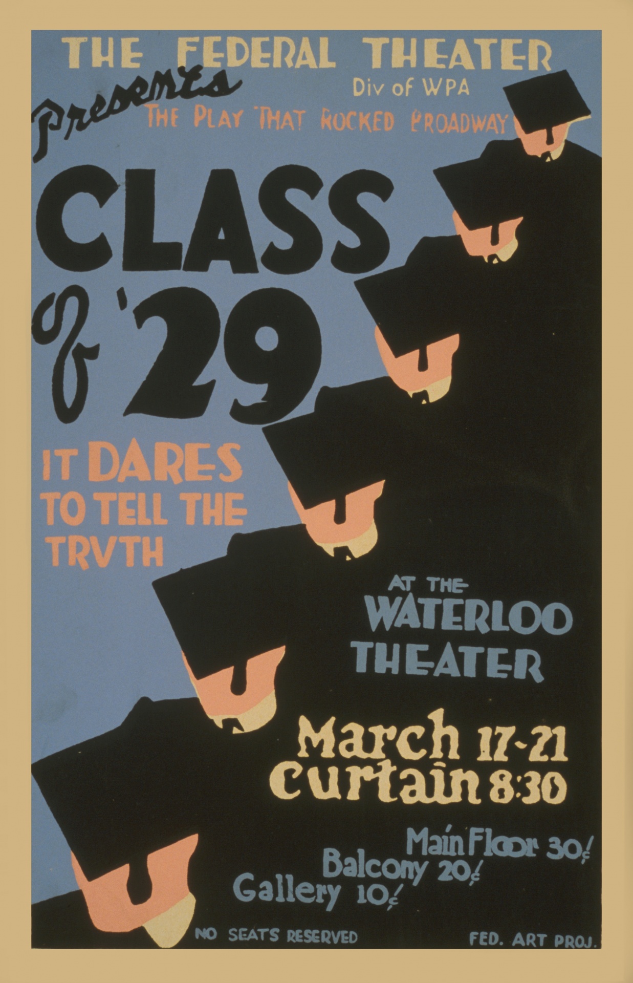 Classe de 29 Poster Vintage