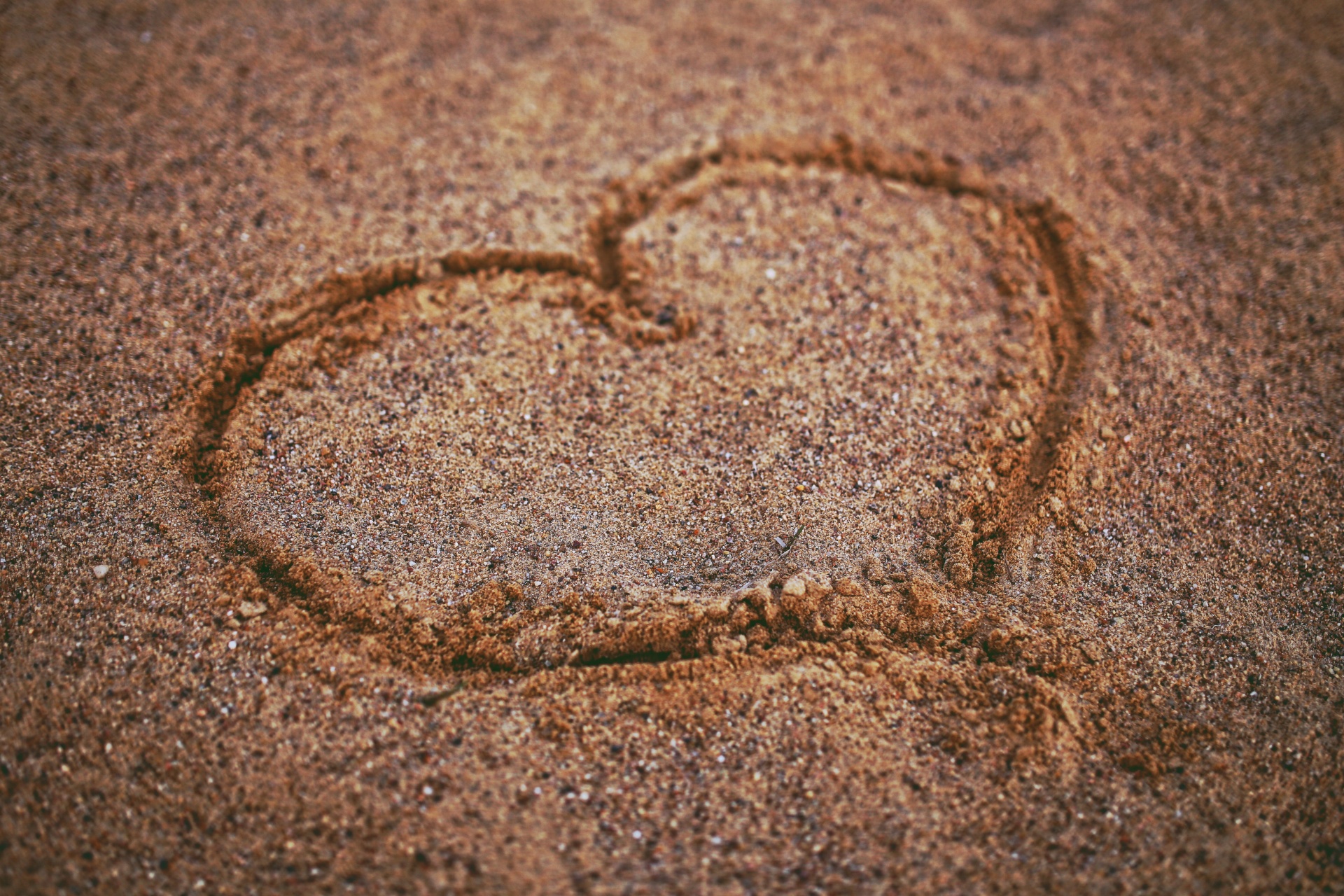 Heart Drawn In The Sand