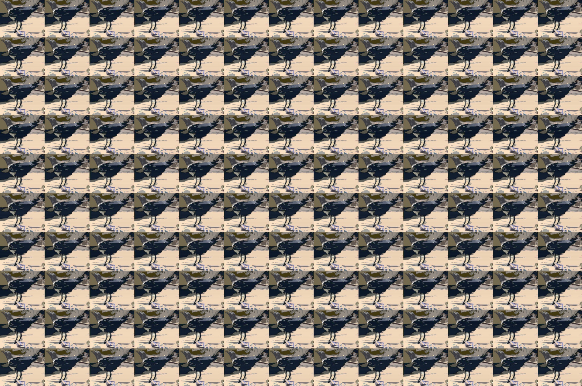 Crow Repeat Pattern