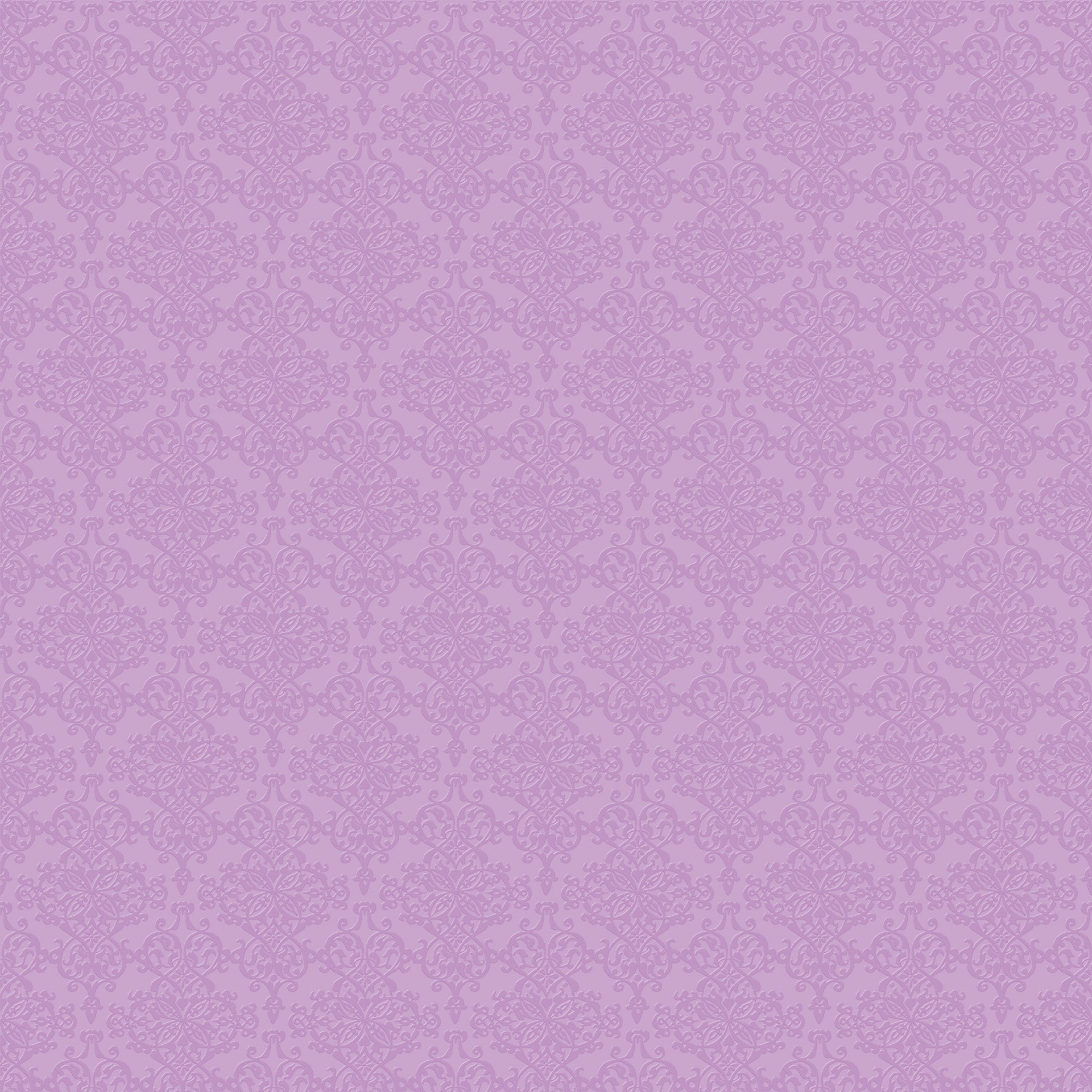 Damask Pattern Wallpaper Lavender
