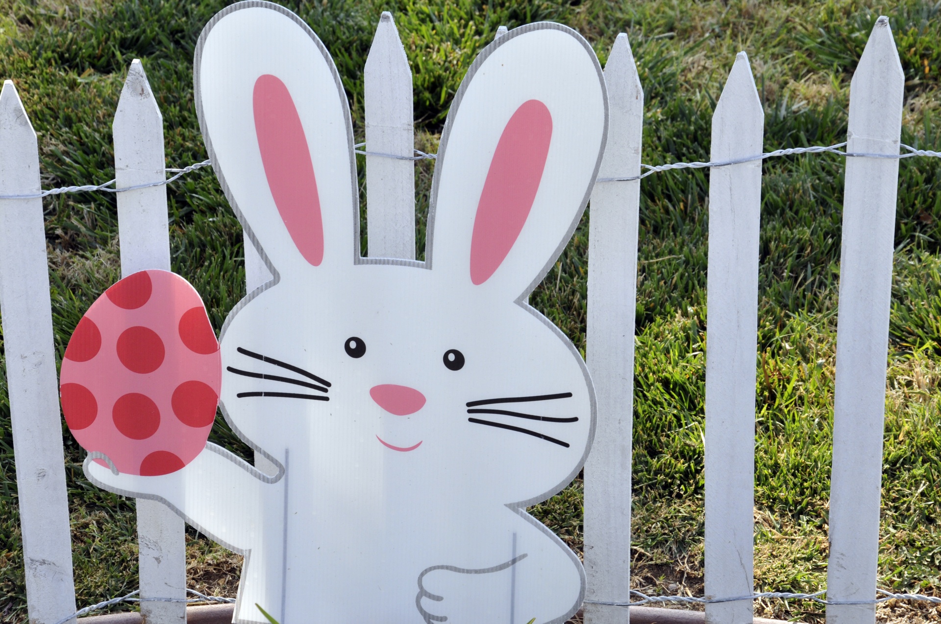 Easter Bunny Lawn Decoration
