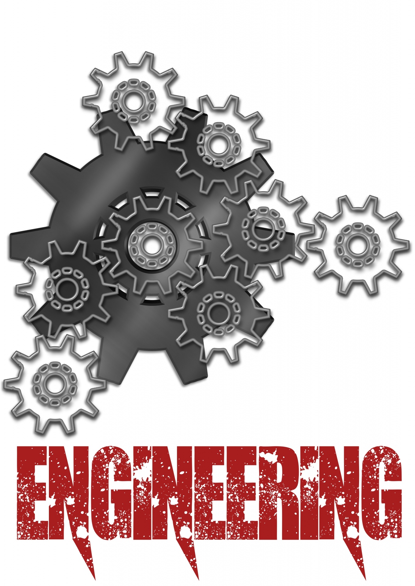 Engineering Gears Sign Business