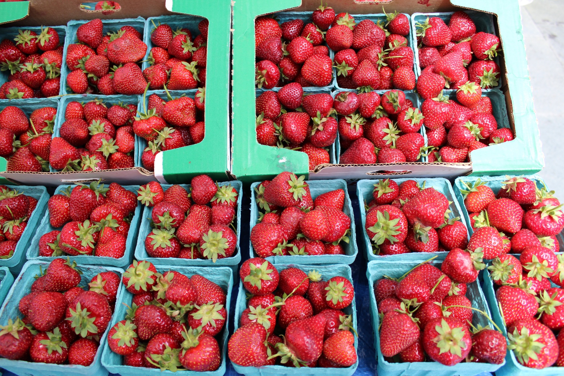 Farmers Market Ripe Strawberries