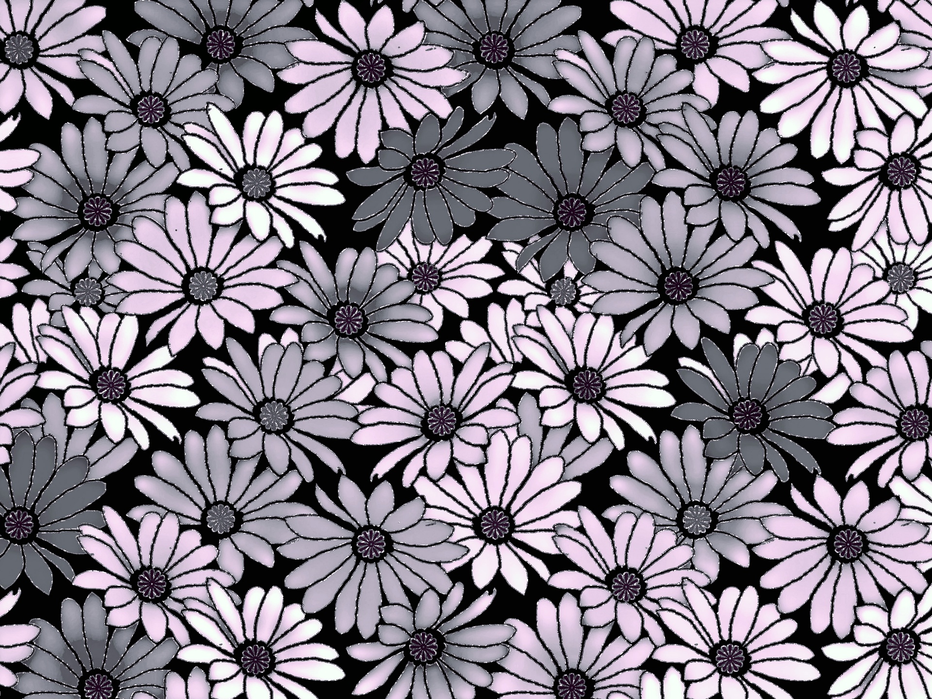 花パターン背景44