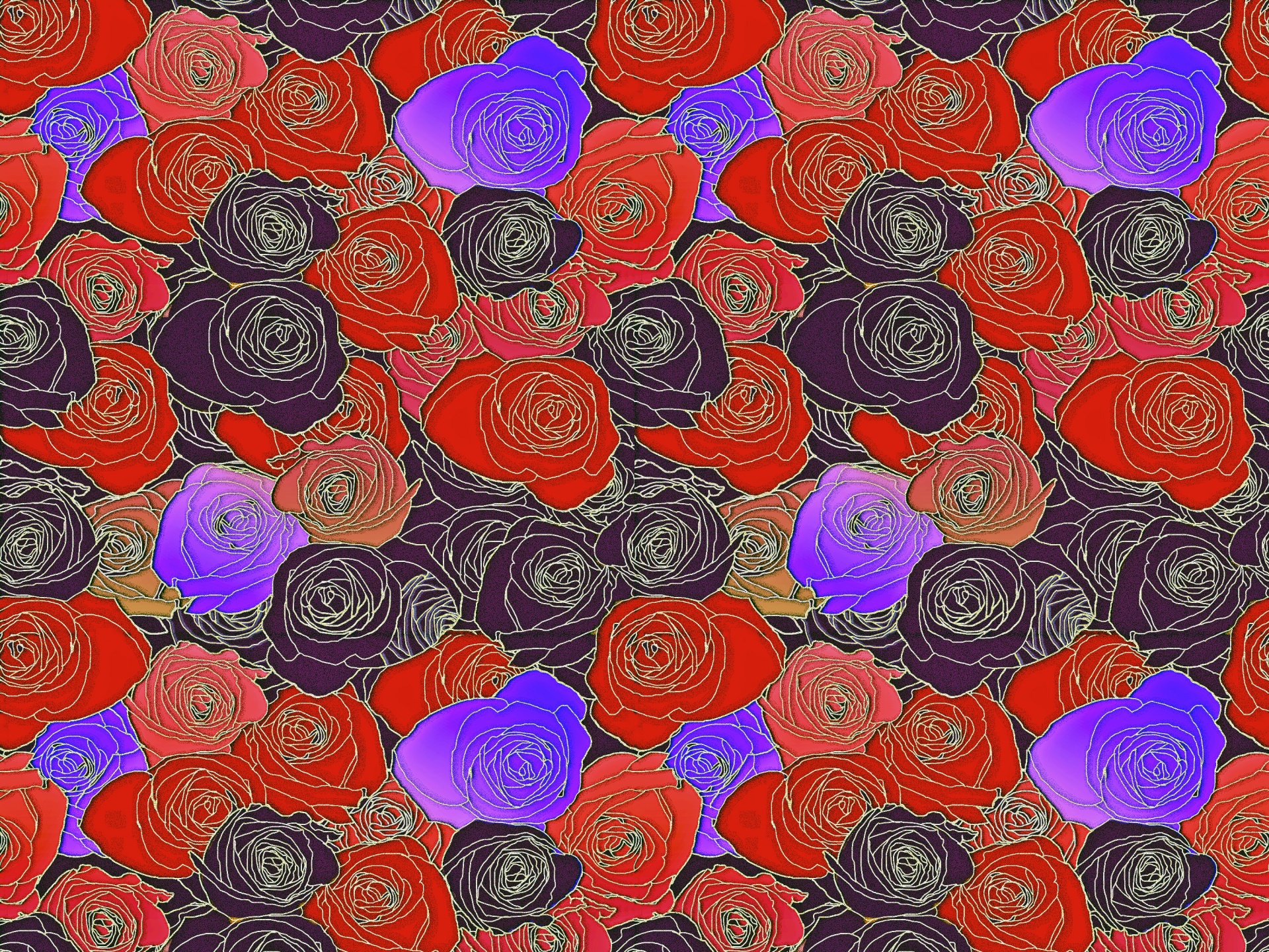 花パターン背景48