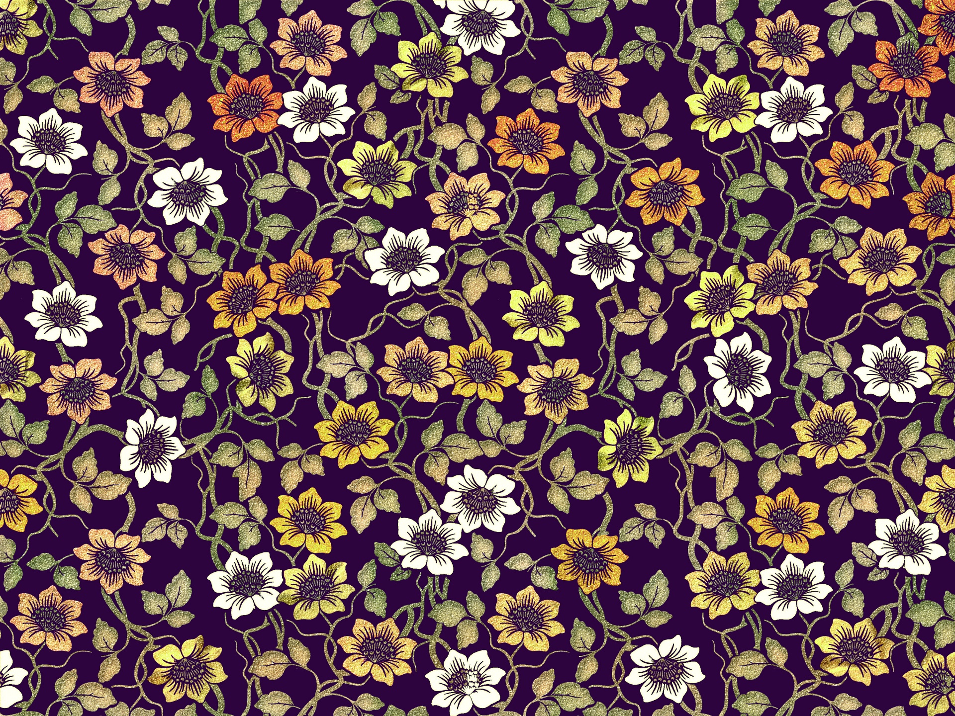 花パターン背景74