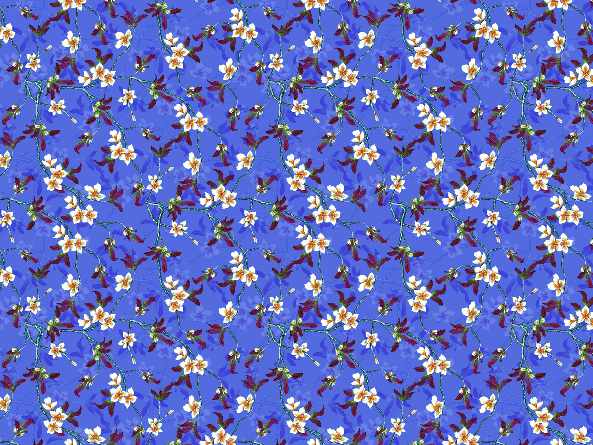 花パターン背景15