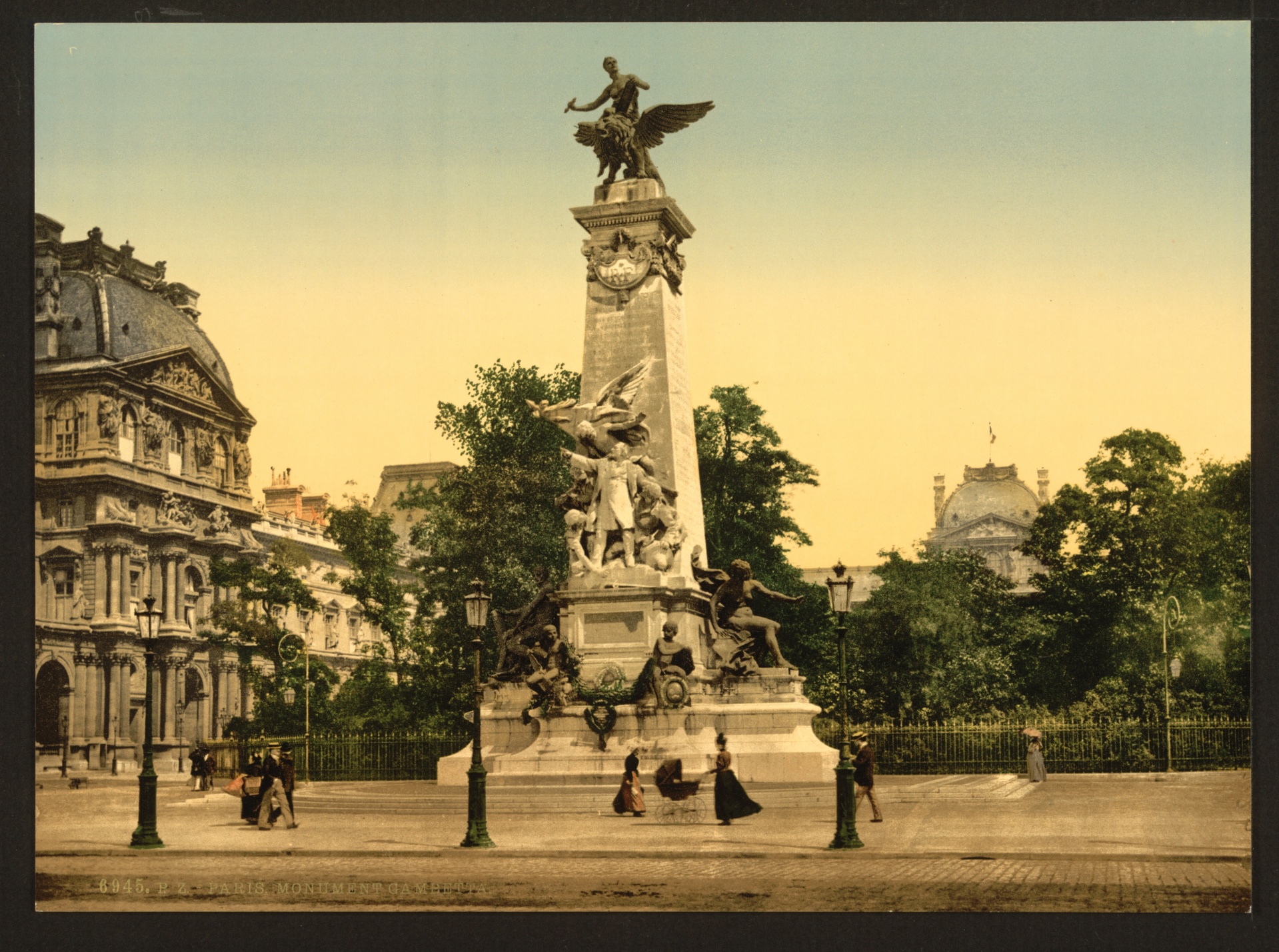 Gambettas monumento de París Francia