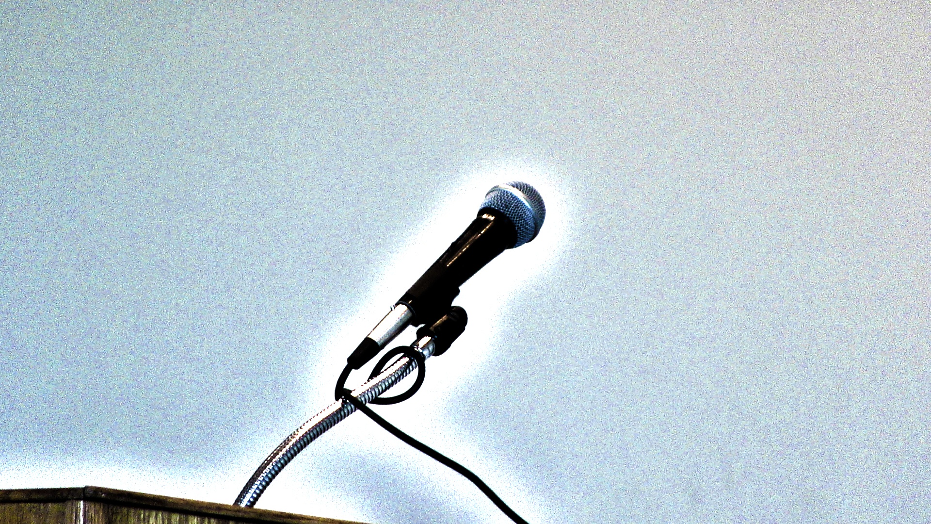 Glowing Microphone