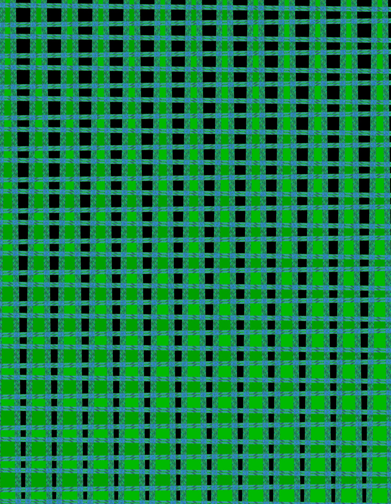 緑と黒並ぶパターン