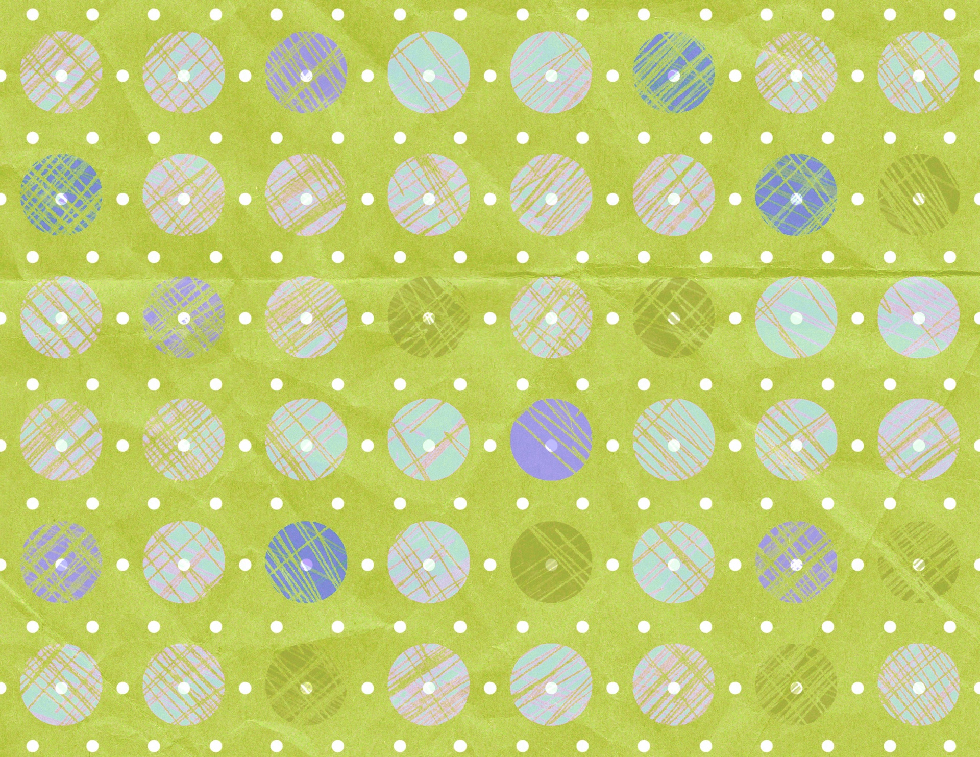Green Background With Dots