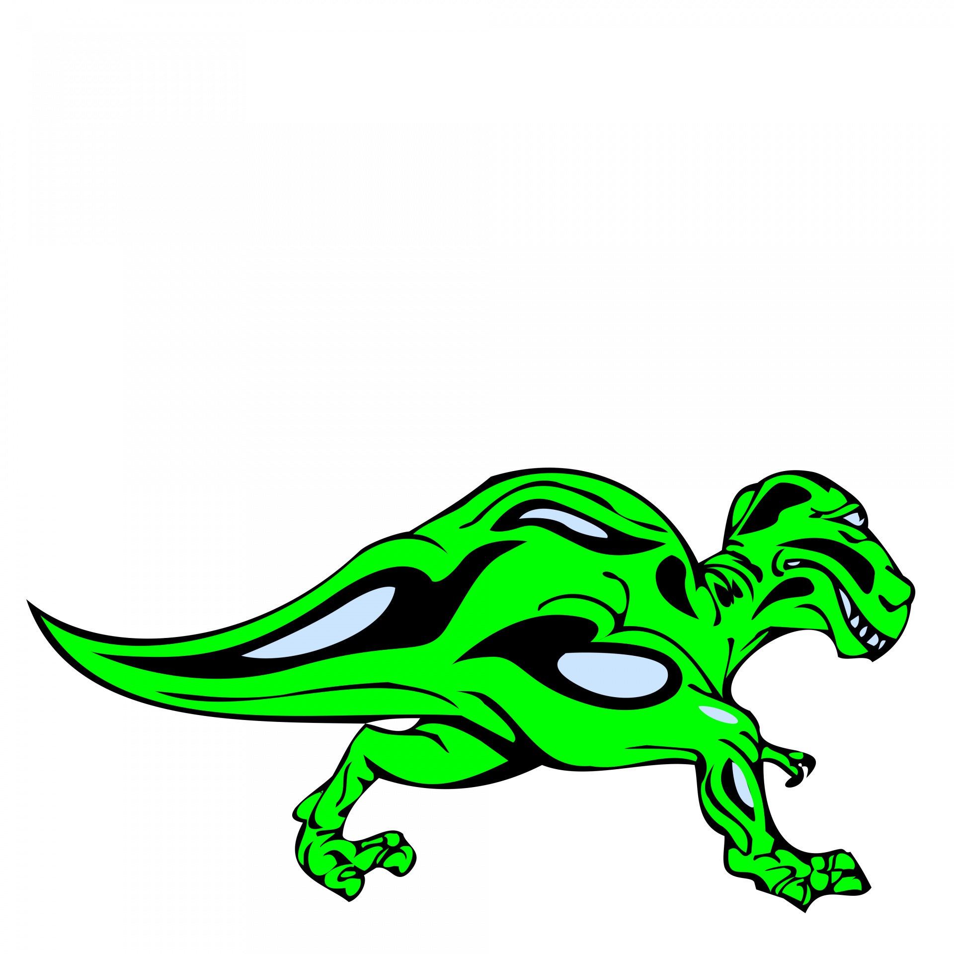 Dinosaurio verde 2