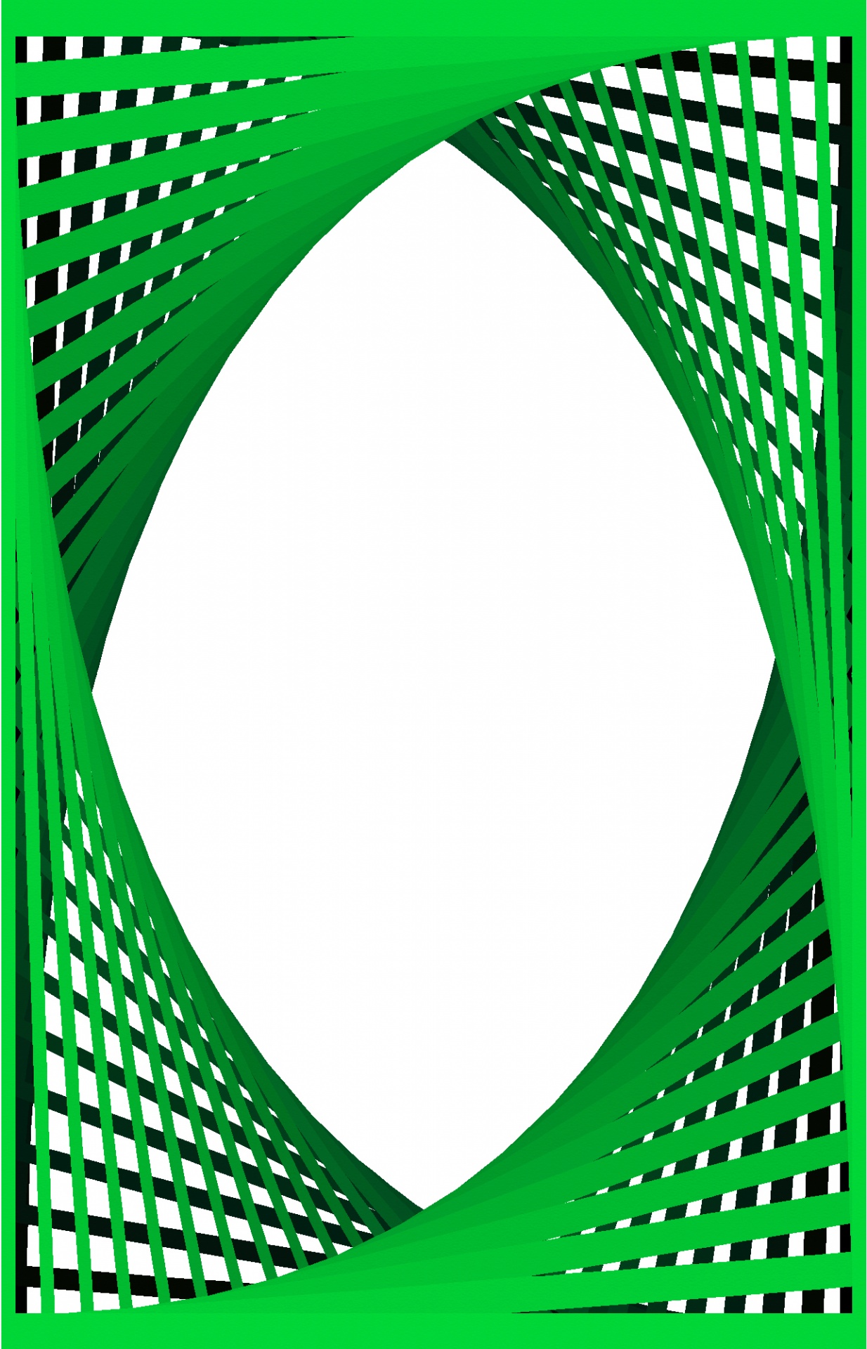 Fundo oval verde