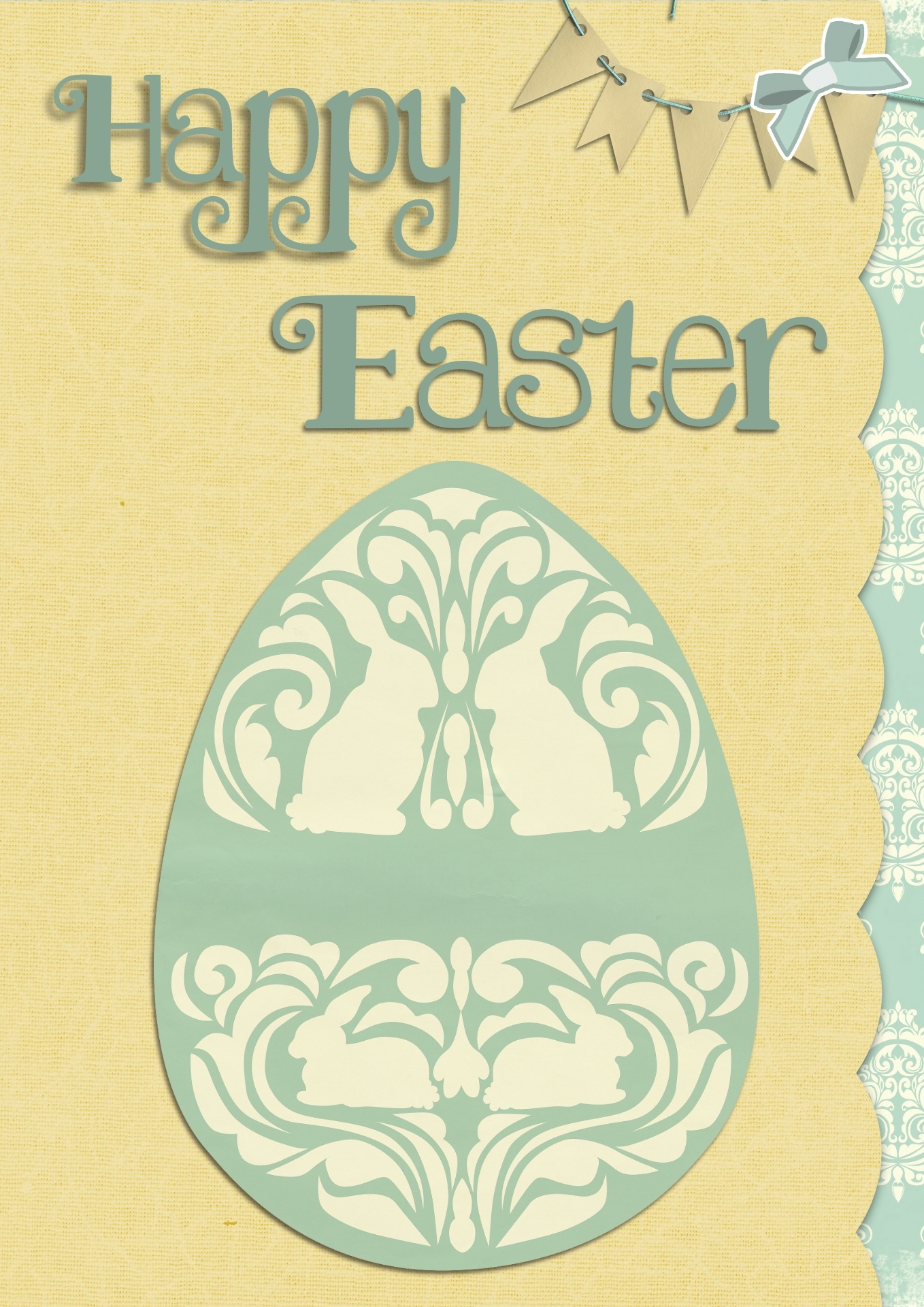 Cartão feliz de Easter